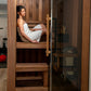 Dundalk LeisureCraft CT Element Nook 2 Person Traditional Indoor Sauna (54x54) -  product_vendor - Peak Primal Wellness