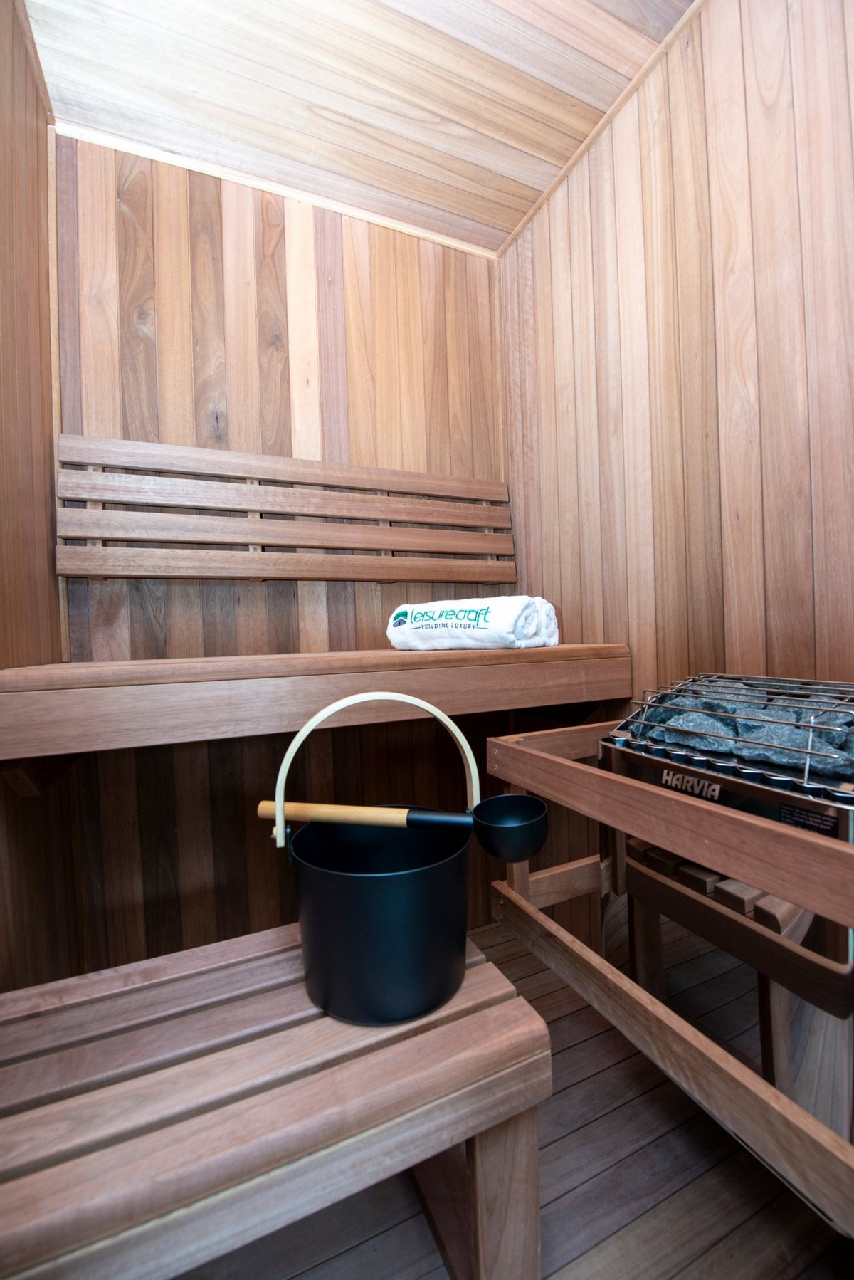 Dundalk LeisureCraft CT Element Nook 2 Person Traditional Indoor Sauna (54x54) -  product_vendor - Peak Primal Wellness