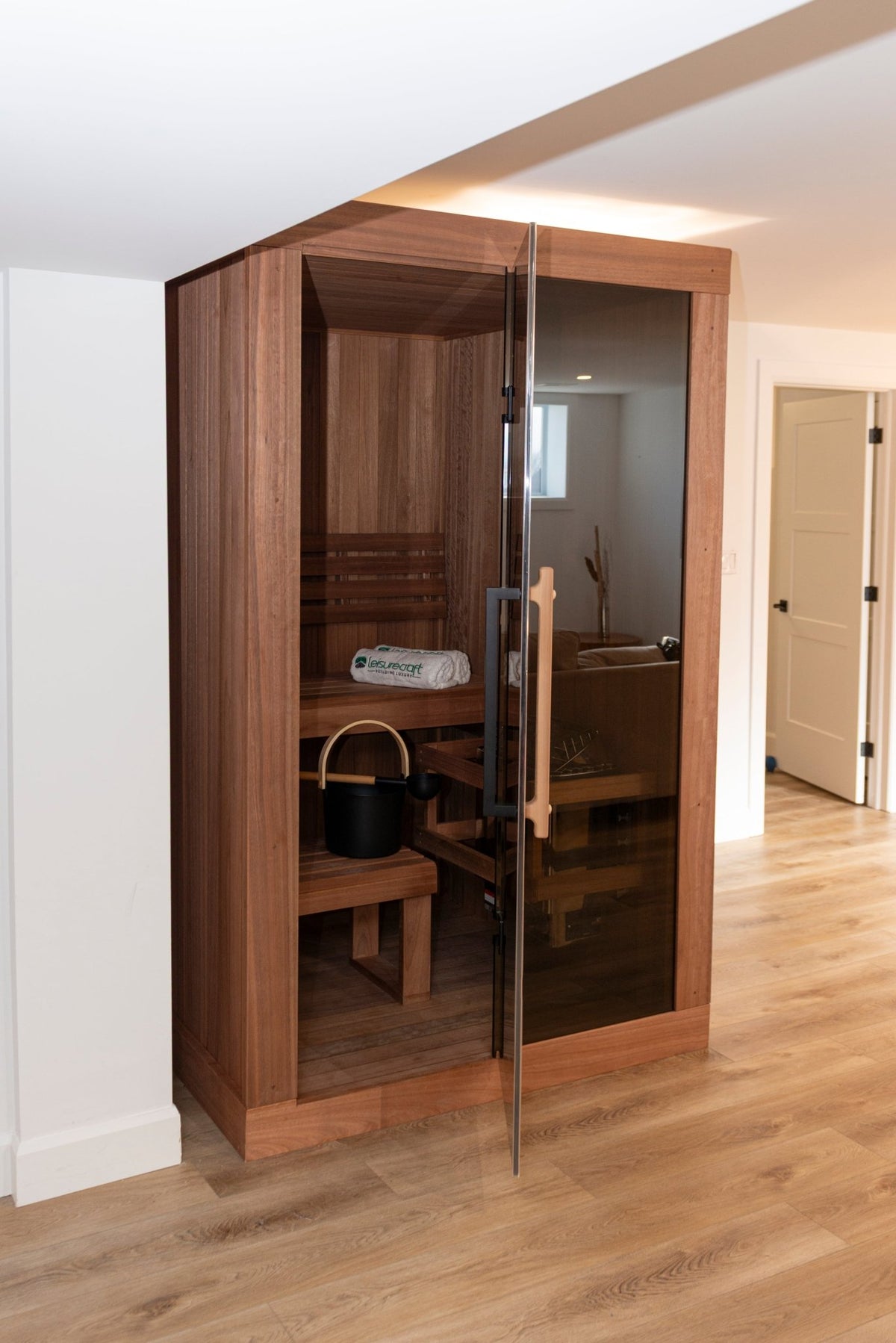 Dundalk LeisureCraft CT Element Nook 2 Person Traditional Indoor Sauna (54x54) -  product_vendor - Peak Primal Wellness