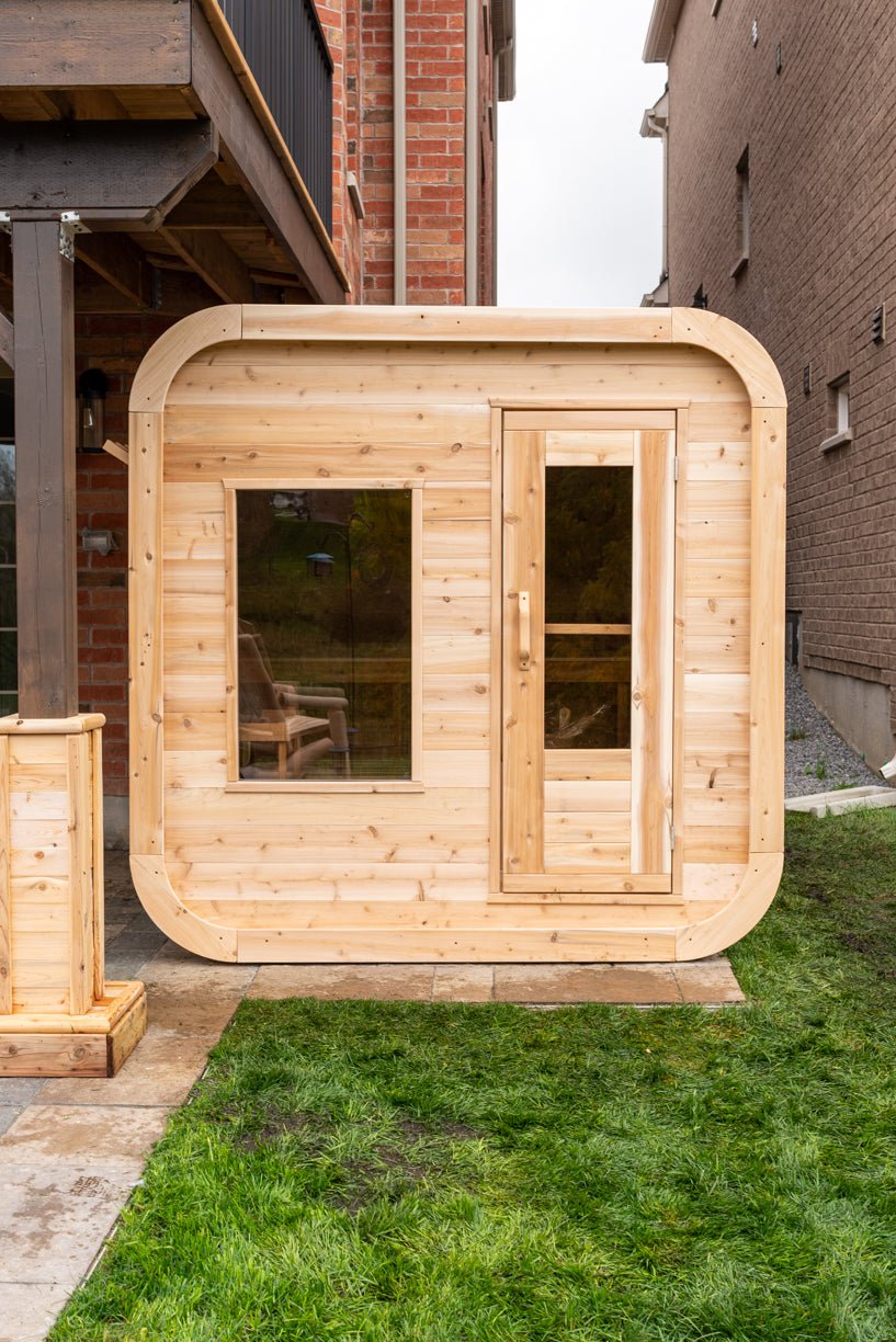 Dundalk LeisureCraft CT Luna 2-4 Person Traditional Outdoor Sauna -  product_vendor - Peak Primal Wellness