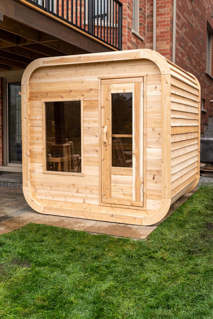 Dundalk LeisureCraft CT Luna 2-4 Person Traditional Outdoor Sauna -  product_vendor - Peak Primal Wellness