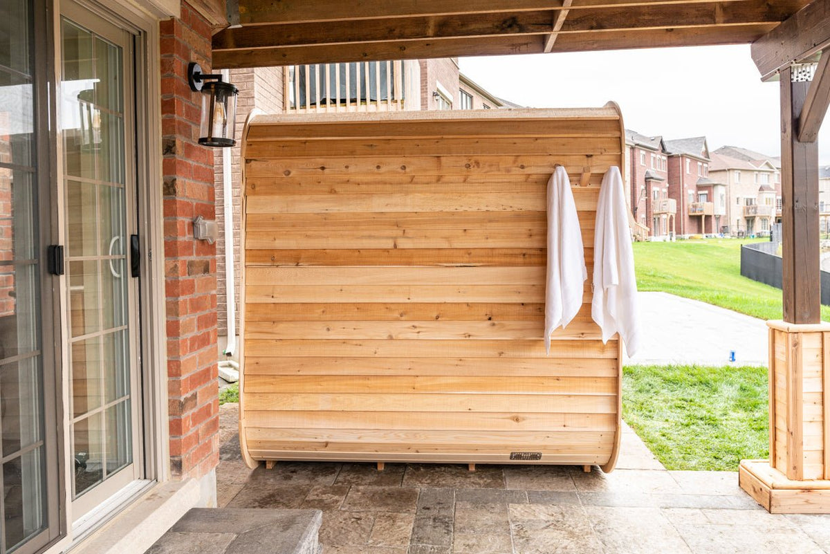 Dundalk LeisureCraft CT Luna 2-4 Person Traditional Outdoor Sauna -  product_vendor - Peak Primal Wellness