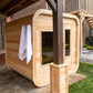 Dundalk LeisureCraft CT Luna 2-4 Person Traditional Outdoor Sauna -  product_vendor - Peak Primal Wellness
