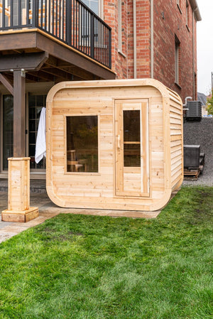 Dundalk LeisureCraft CT Luna 2-4 Person Traditional Outdoor Sauna -  product_vendor - Peak Primal Wellness