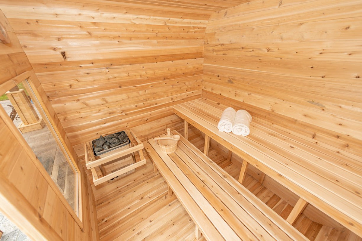 Dundalk LeisureCraft CT Luna 2-4 Person Traditional Outdoor Sauna -  product_vendor - Peak Primal Wellness