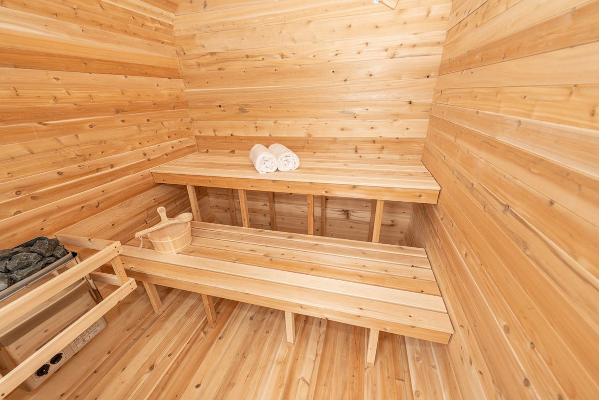 Dundalk LeisureCraft CT Luna 2-4 Person Traditional Outdoor Sauna -  product_vendor - Peak Primal Wellness
