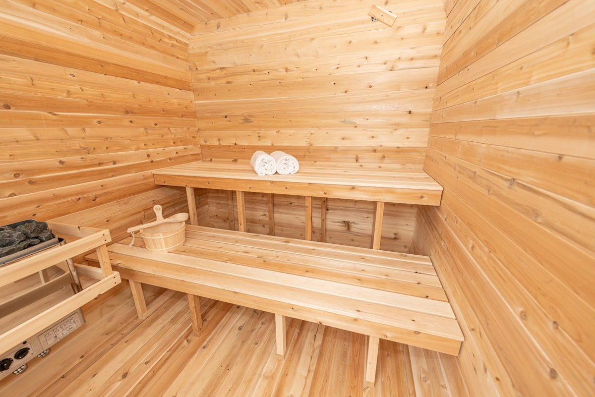 Dundalk LeisureCraft CT Luna 2-4 Person Traditional Outdoor Sauna -  product_vendor - Peak Primal Wellness