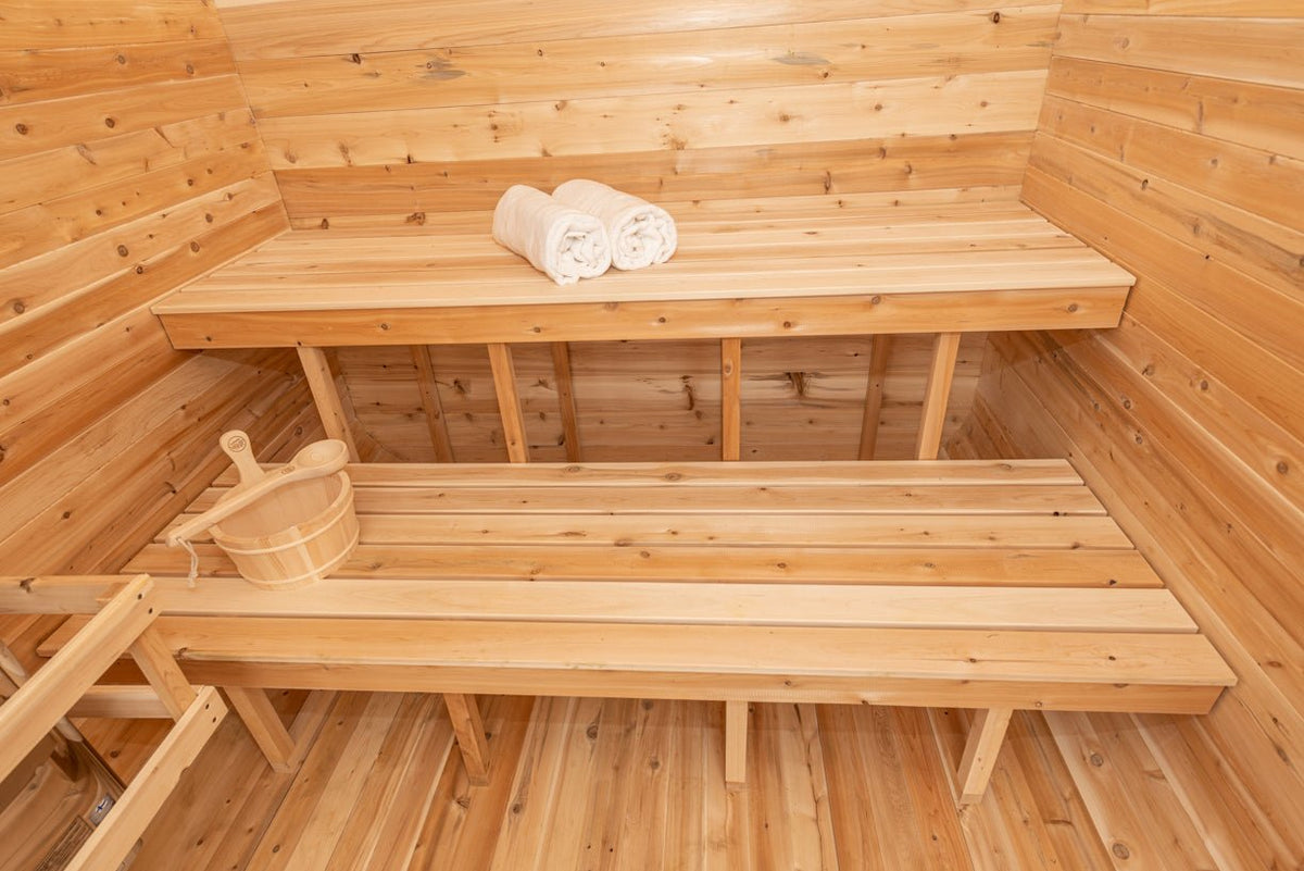 Dundalk LeisureCraft CT Luna 2-4 Person Traditional Outdoor Sauna -  product_vendor - Peak Primal Wellness