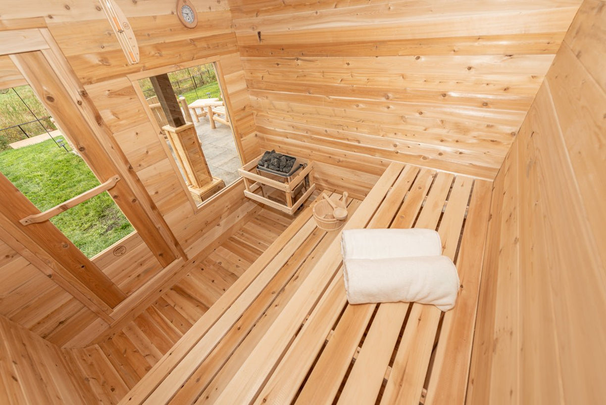 Dundalk LeisureCraft CT Luna 2-4 Person Traditional Outdoor Sauna -  product_vendor - Peak Primal Wellness