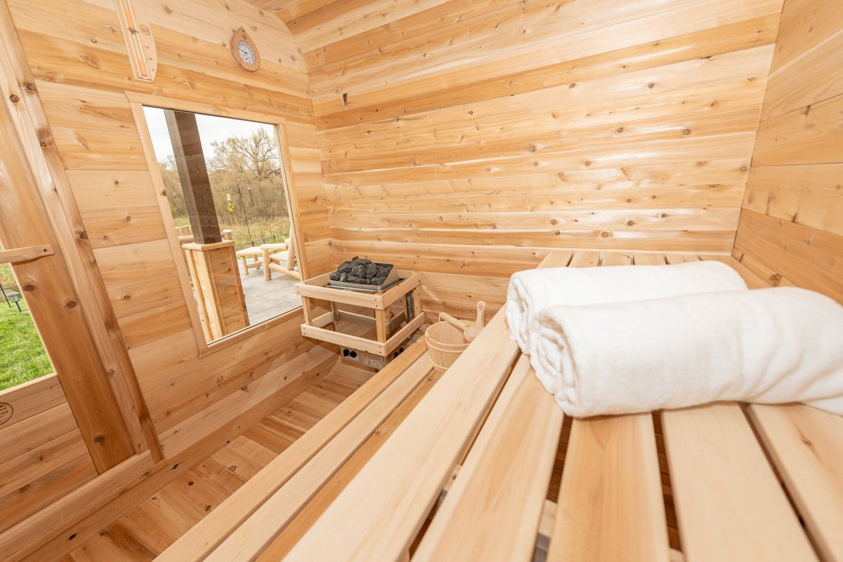 Dundalk LeisureCraft CT Luna 2-4 Person Traditional Outdoor Sauna -  product_vendor - Peak Primal Wellness