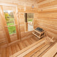 Dundalk LeisureCraft CT Luna 2-4 Person Traditional Outdoor Sauna -  product_vendor - Peak Primal Wellness