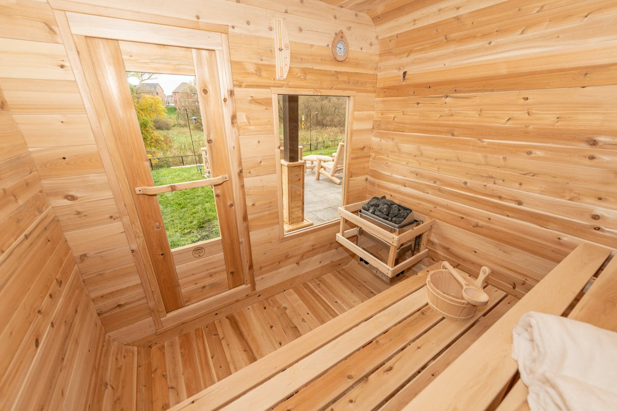 Dundalk LeisureCraft CT Luna 2-4 Person Traditional Outdoor Sauna -  product_vendor - Peak Primal Wellness