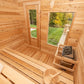 Dundalk LeisureCraft CT Luna 2-4 Person Traditional Outdoor Sauna -  product_vendor - Peak Primal Wellness