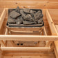 Dundalk LeisureCraft CT Luna 2-4 Person Traditional Outdoor Sauna -  product_vendor - Peak Primal Wellness