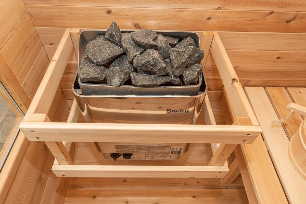 Dundalk LeisureCraft CT Luna 2-4 Person Traditional Outdoor Sauna -  product_vendor - Peak Primal Wellness