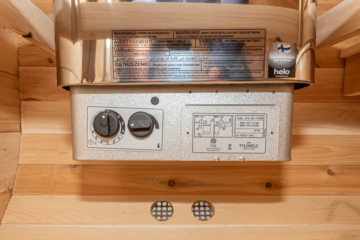 Dundalk LeisureCraft CT Luna 2-4 Person Traditional Outdoor Sauna -  product_vendor - Peak Primal Wellness