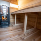 Dundalk LeisureCraft CT MiniPOD 3-4 Person Traditional Outdoor Sauna