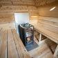 Dundalk LeisureCraft CT MiniPOD 3-4 Person Traditional Outdoor Sauna