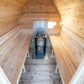 Dundalk LeisureCraft CT MiniPOD 3-4 Person Traditional Outdoor Sauna