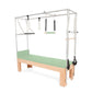 Elina Pilates Cadillac with Adjustable Anodized Aluminum Bar and Padded Trapeze for Stability