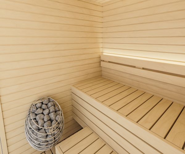 Auroom Cala Glass 4-Person Traditional Sauna Kit w/ Aspen Wood -  product_vendor - Peak Primal Wellness