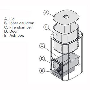 Harvia WP500 Harvia Cauldron 50 Liter Water Heater