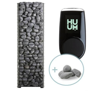 HUUM CLIFF Mini 3.5 kW Electric Sauna Heater Package - Compact Stainless Steel Design for Small Spaces -  product_vendor - Peak Primal Wellness