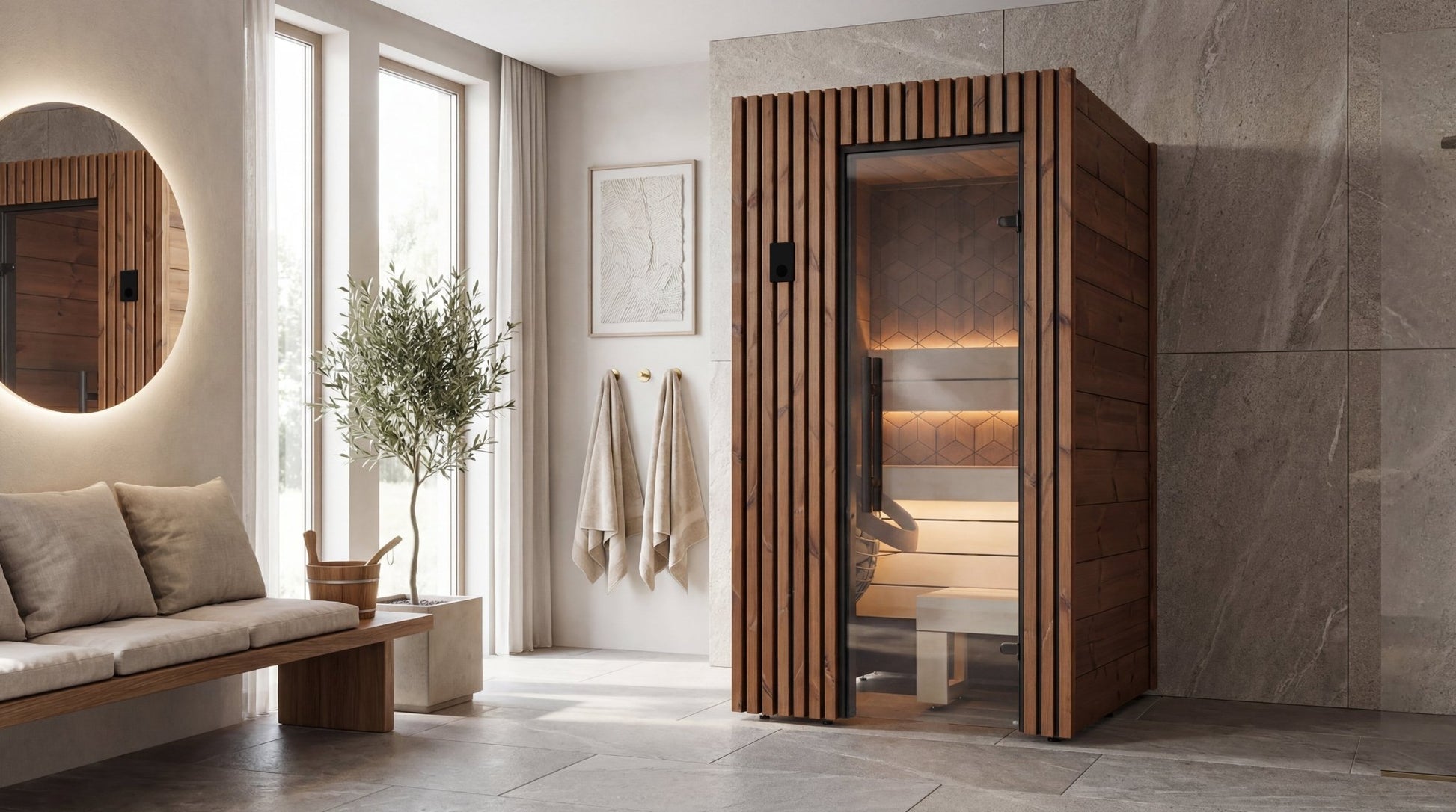 Leil Saunas Como 1 - 120 - 1 Person Indoor Sauna Kit -  product_vendor - Peak Primal Wellness
