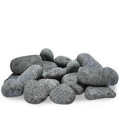 Cozy Heat Premium Rounded Sauna Stones Sauna Stones, Rounded Olivine, 10-15cm, 44lbs