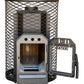 Cozy Heat O Thru-Wall 12kW Sauna Stove - Wood-Burning Sauna Stove