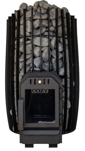 Cozy Heat SW Thru-Wall 18kW Sauna Stove - Wood-Burning Sauna Stove