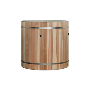 Dynamic Cold Therapy Cedar Barrel Spa – Plastic Tub  | Chiller Not Included - Sold Separate | DCT-B-042-PLPC-34