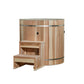 Dynamic Cold Therapy Cedar Barrel Spa – Plastic Tub  | Chiller Not Included - Sold Separate | DCT-B-042-PLPC-34