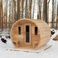 Dundalk LeisureCraft CT Elation 2-4 Person Traditional Outdoor Barrel Sauna -  product_vendor - Peak Primal Wellness
