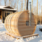 Dundalk LeisureCraft CT Elation 2-4 Person Traditional Outdoor Barrel Sauna -  product_vendor - Peak Primal Wellness