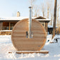 Dundalk LeisureCraft CT Elation 2-4 Person Traditional Outdoor Barrel Sauna -  product_vendor - Peak Primal Wellness