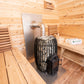 Dundalk LeisureCraft CT Elation 2-4 Person Traditional Outdoor Barrel Sauna -  product_vendor - Peak Primal Wellness