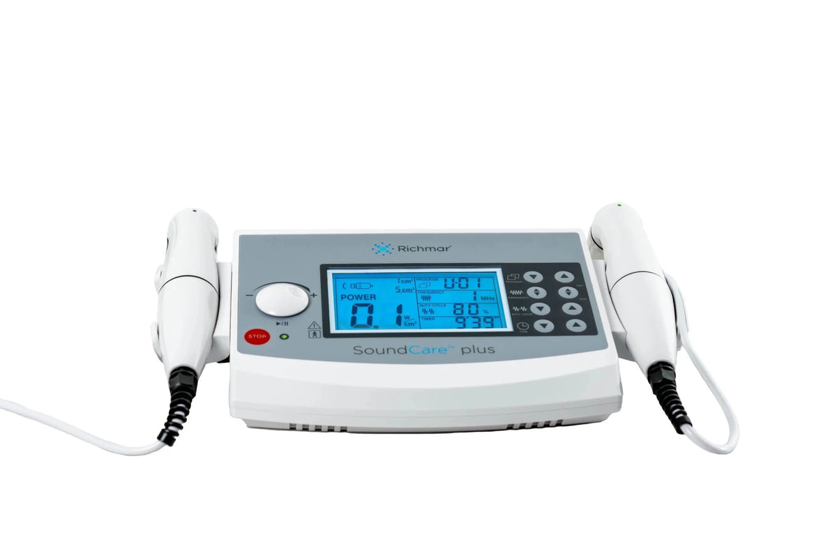 Richmar SoundCare Plus Professional Therapeutic Ultrasound System with 1 cm and 5 cm Applicators -  product_vendor - Peak Primal Wellness