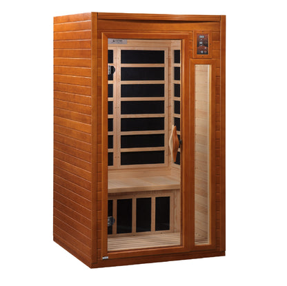 Golden Designs Dynamic "Barcelona" 1-2 Person Low EMF Far IR Sauna (DYN-6106-01)