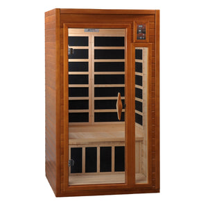 Golden Designs Dynamic "Gracia" 1-2 Person Low EMF FAR IR Sauna (DYN-6119-01)