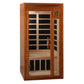 Golden Designs Dynamic "Gracia" 1-2 Person Low EMF FAR IR Sauna (DYN-6119-01)