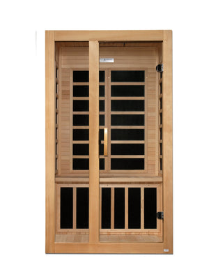 ***New 2026 Model*** Dynamic Saunas Gracia 1-2 Person Ultra Low EMF FAR IR Sauna (DYN-6119-01 Elite)