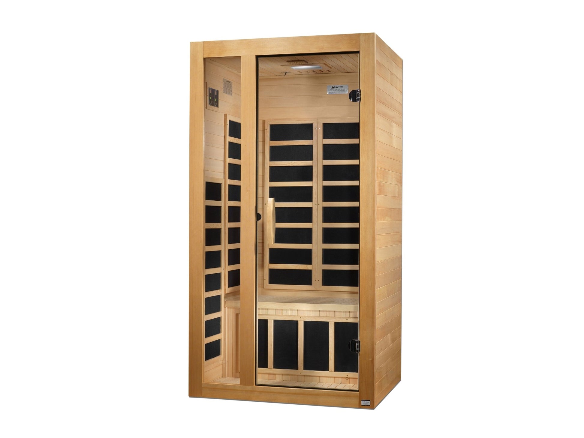 ***New 2026 Model*** Dynamic Saunas Gracia 1 - 2 Person Ultra Low EMF FAR IR Sauna (DYN - 6119 - 01 Elite) -  product_vendor - Peak Primal Wellness