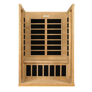 Dynamic Saunas Versailles 2 Person Low EMF Far IR Sauna (DYN - 6202 - 03) -  product_vendor - Peak Primal Wellness