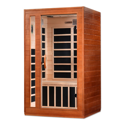 Dynamic Saunas Cordoba 2 Person Low EMF - FAR Infrared Sauna (DYN - 6203 - 01) -  product_vendor - Peak Primal Wellness