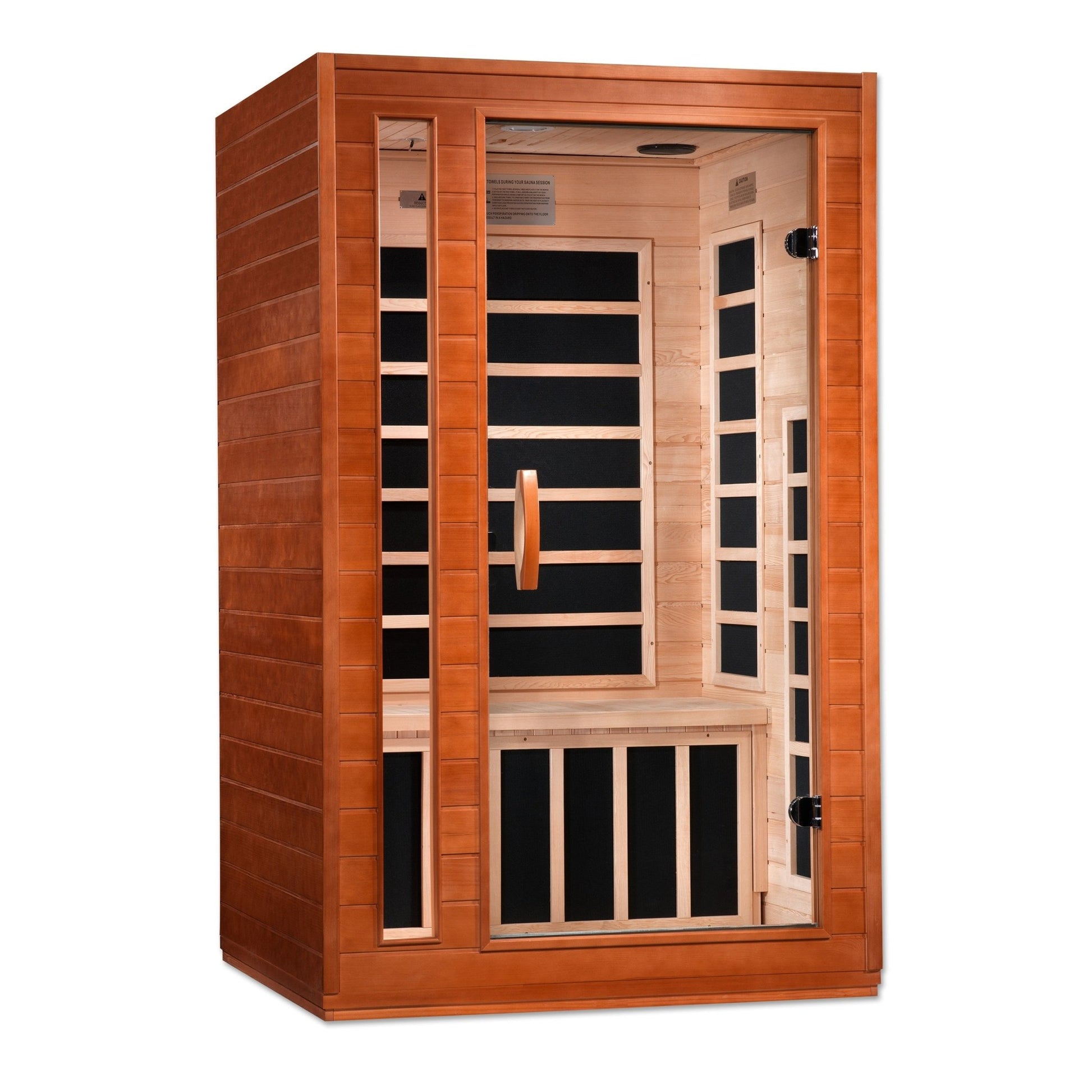 Dynamic Saunas Cordoba 2 Person Low EMF - FAR Infrared Sauna (DYN - 6203 - 01) -  product_vendor - Peak Primal Wellness