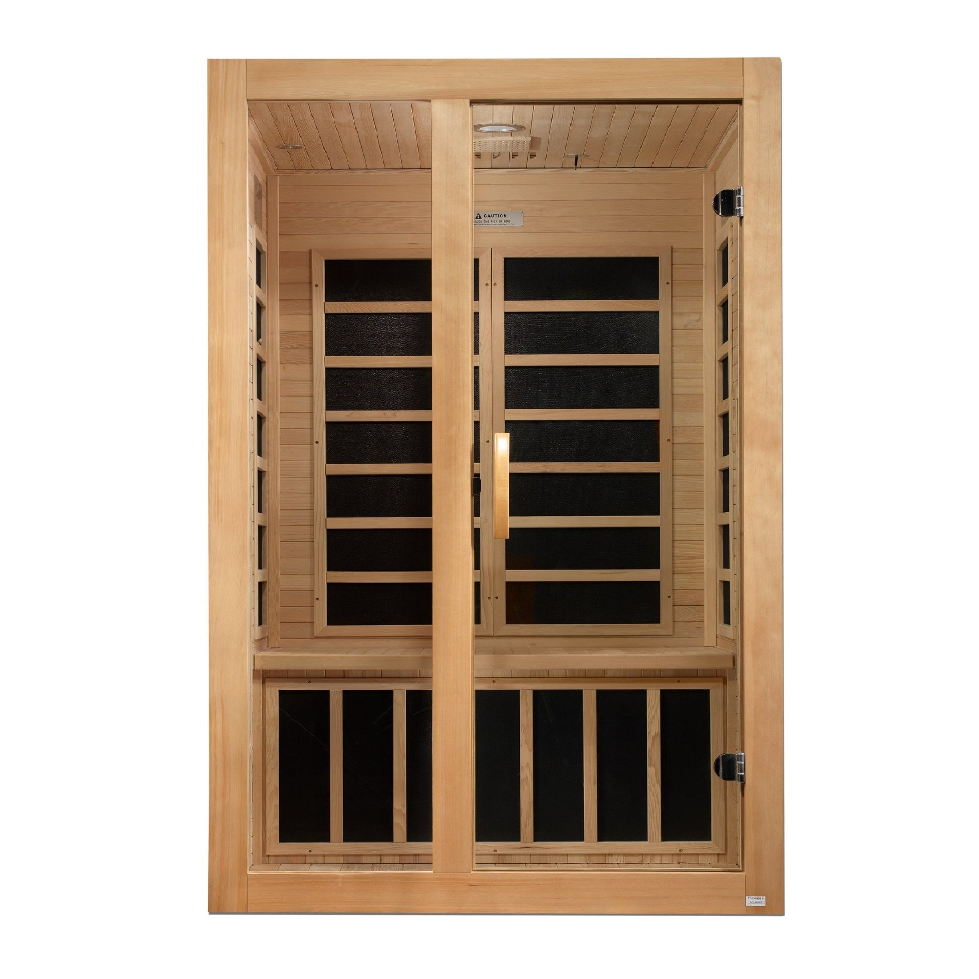 Dynamic Saunas Santiago 2 Person Low EMF FAR IR Sauna (DYN - 6209 - 01) -  product_vendor - Peak Primal Wellness