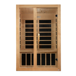 Dynamic Saunas Santiago 2 Person Low EMF FAR IR Sauna (DYN - 6209 - 01) -  product_vendor - Peak Primal Wellness