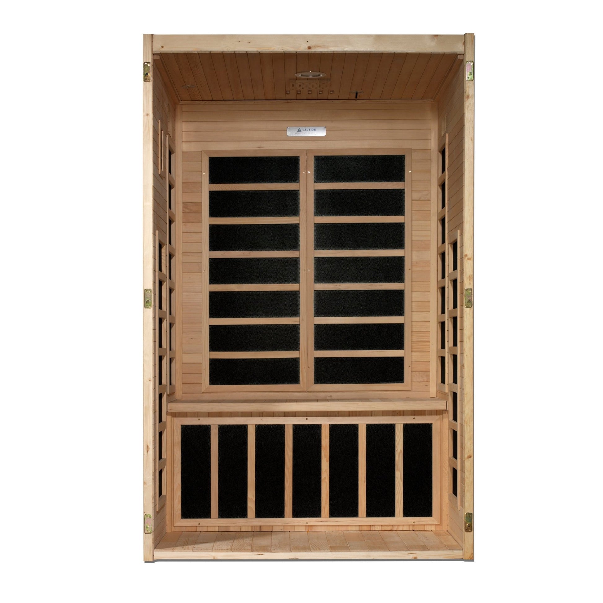 Dynamic Saunas Santiago 2 Person Low EMF FAR IR Sauna (DYN - 6209 - 01) -  product_vendor - Peak Primal Wellness