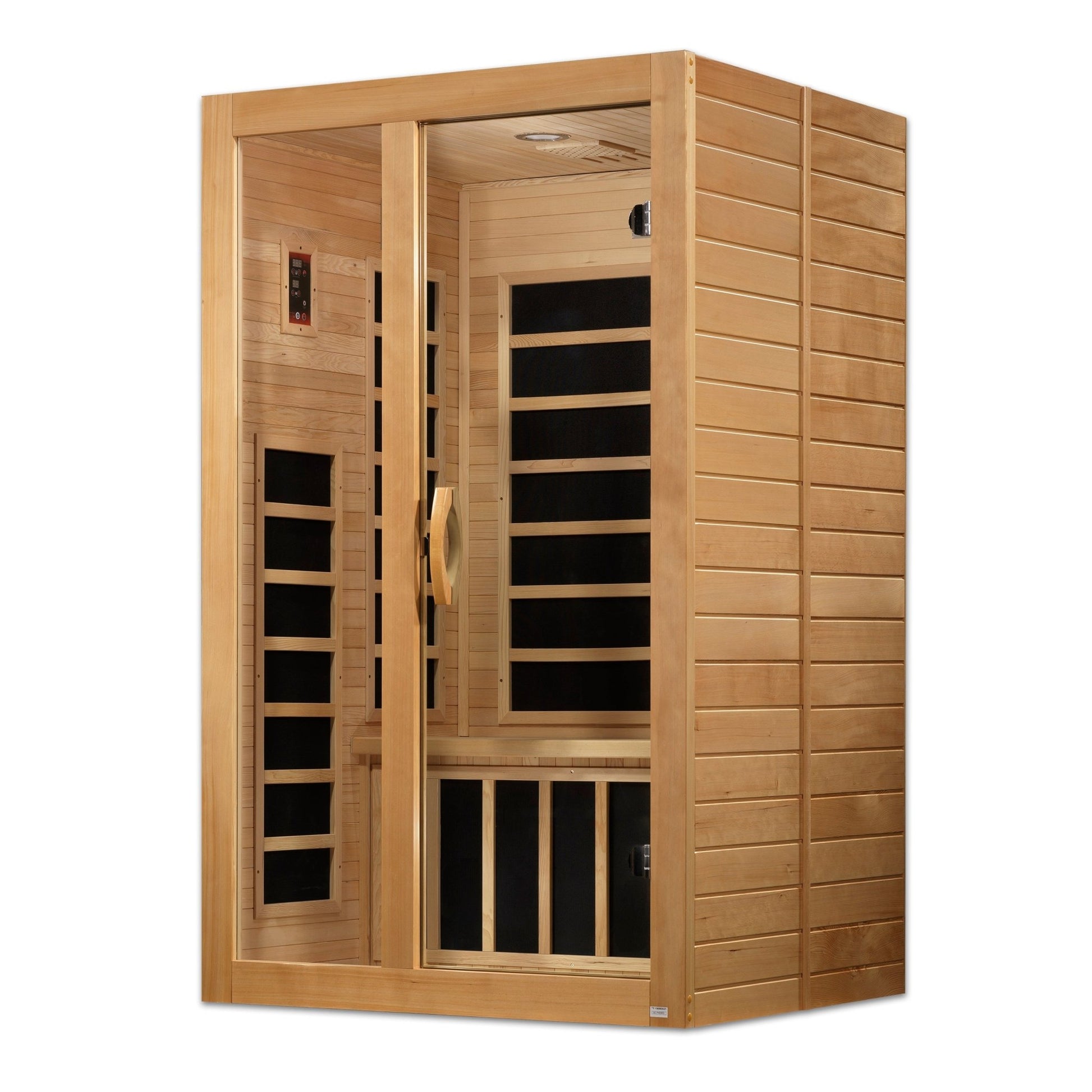 Dynamic Saunas Santiago 2 Person Low EMF FAR IR Sauna (DYN - 6209 - 01) -  product_vendor - Peak Primal Wellness